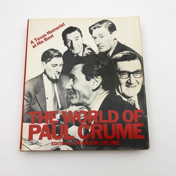 The World Of Paul Crume SMU Press Marion Crume HBDC 3rd Print 1981 - Picture 1 of 10
